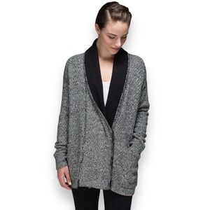 lululemon athletica Gray and Black Cardigan